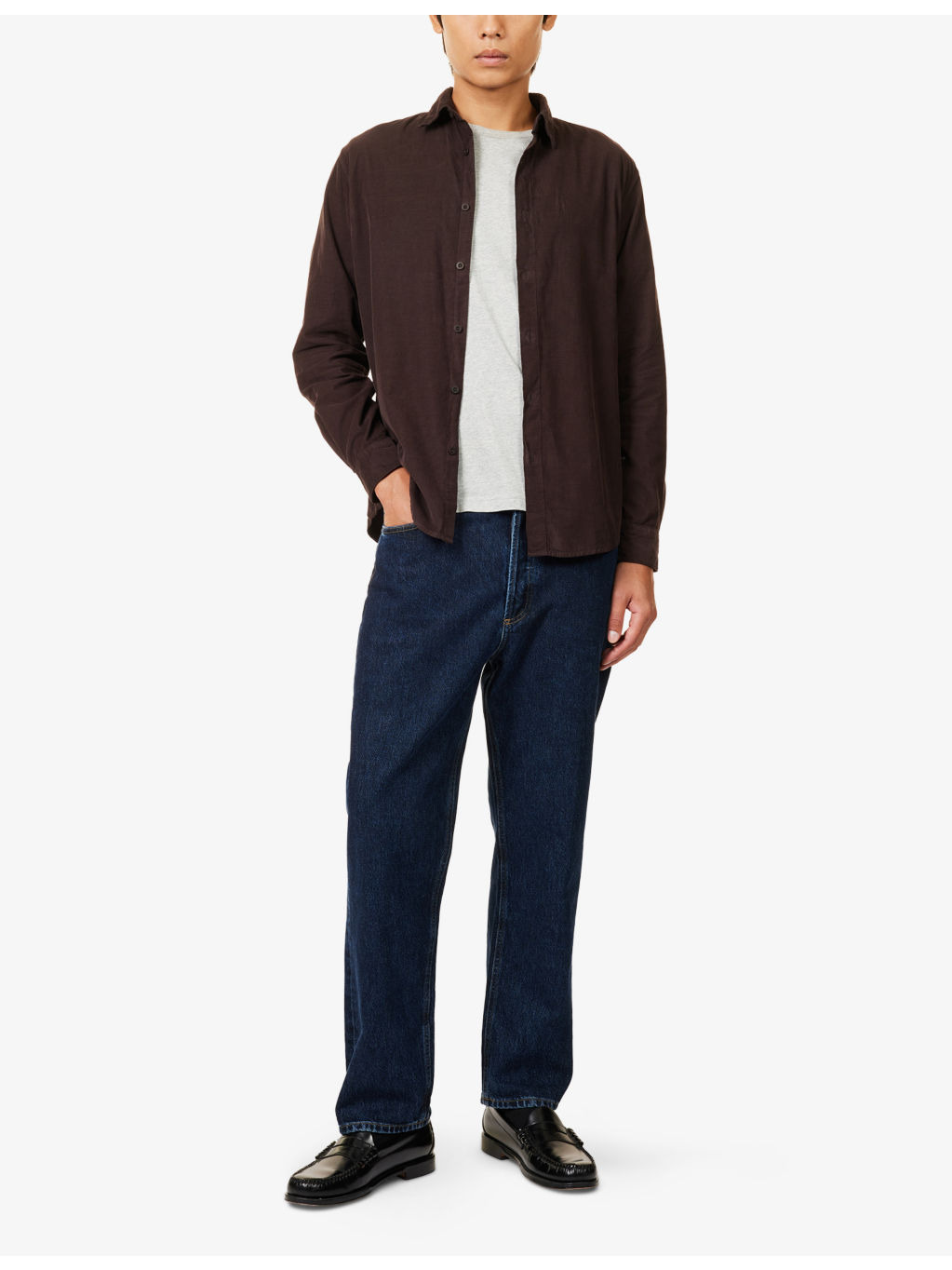 Fine Long-Sleeve Corduroy Shirt - 2