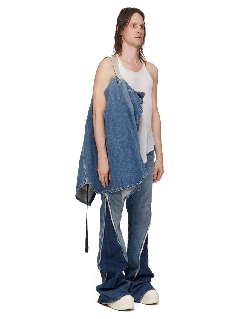 Webbing-Trimmed Denim Overshirt 9