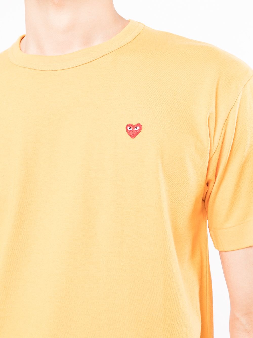 heart-patch short-sleeve T-shirt - 5