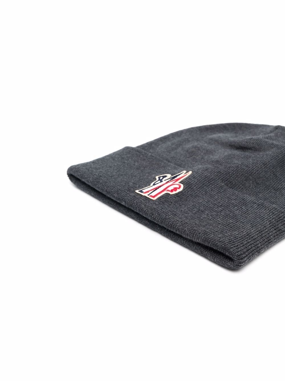 logo-patch beanie hat - 2