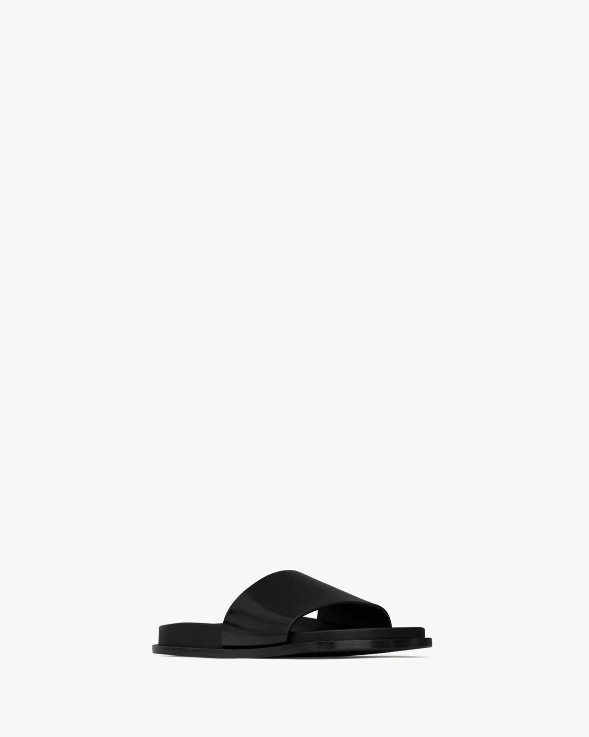 NICHOLS SLIDES IN GLAZED LEATHER - 3