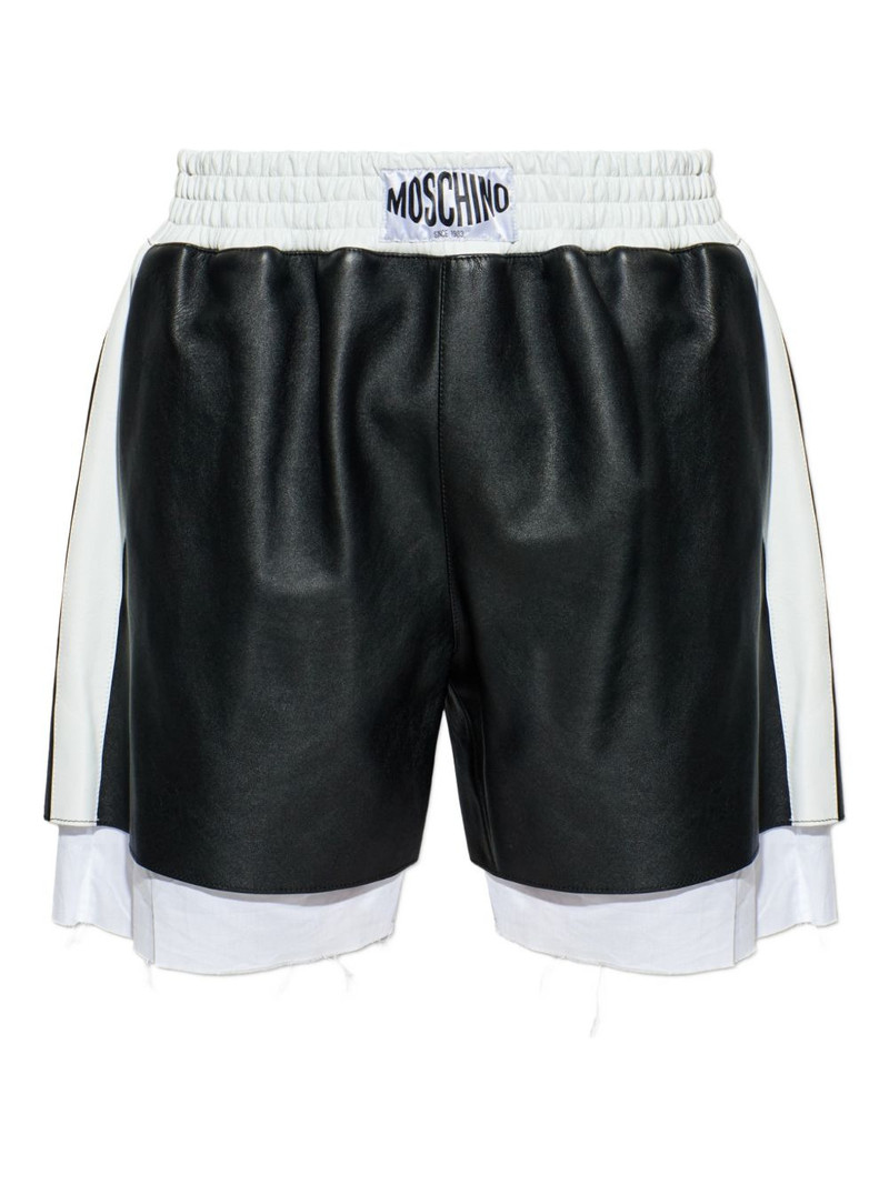 leather shorts 1