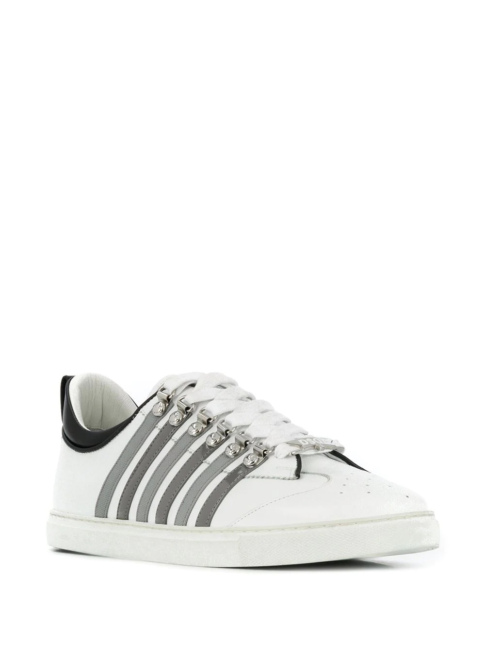 lace-up low top sneakers - 2