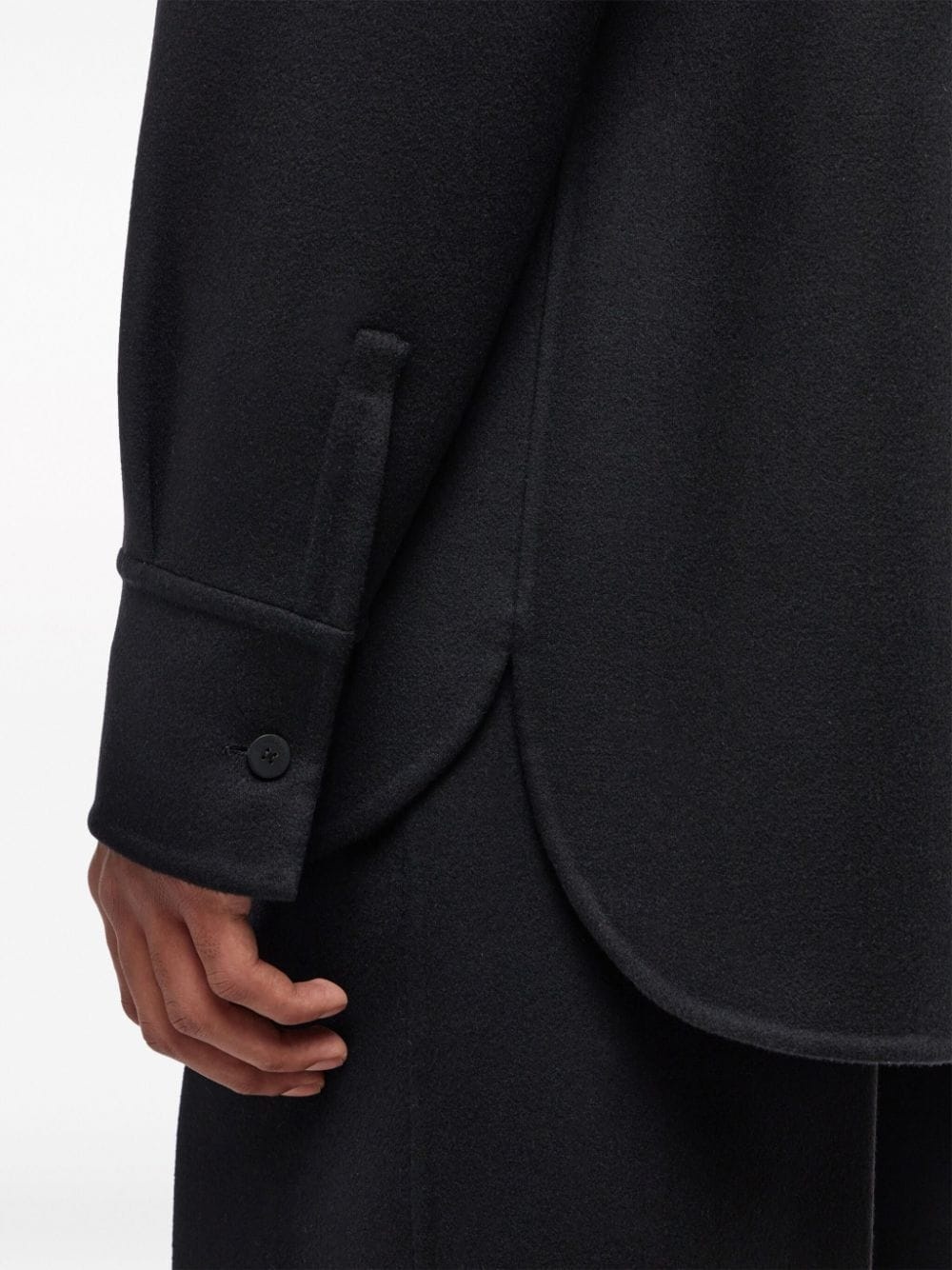 chest-pocket long-sleeve shirt jacket - 6