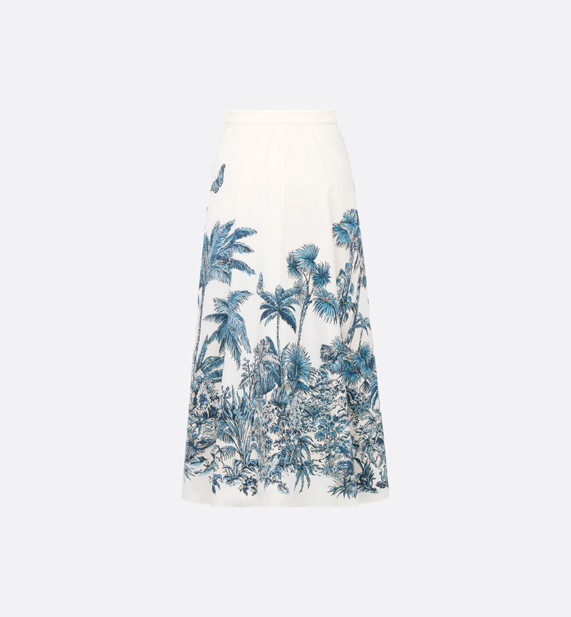 Dioriviera Mid-Length Flared Skirt 6
