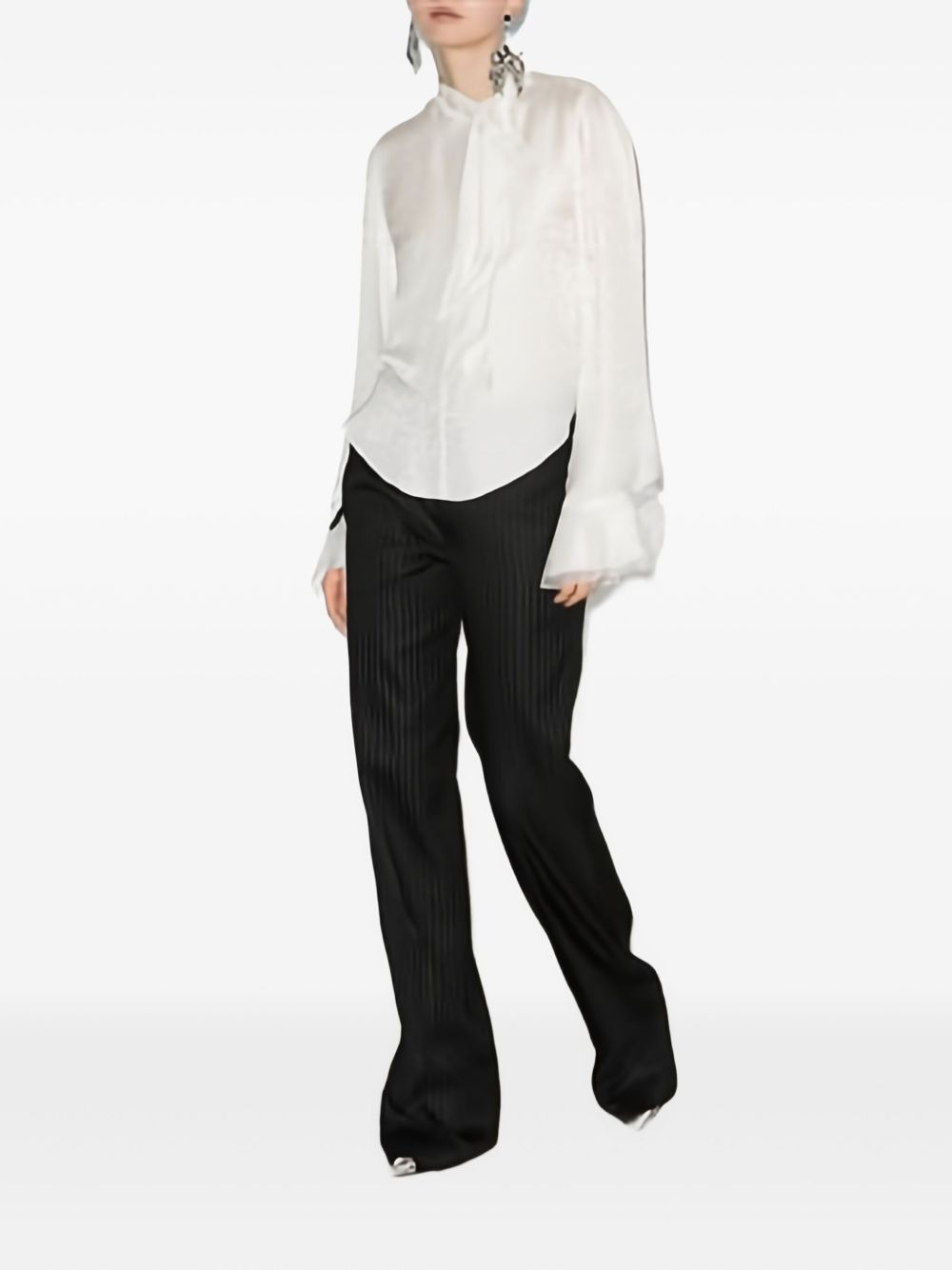 Raphaella ruffled-cuff blouse - 2
