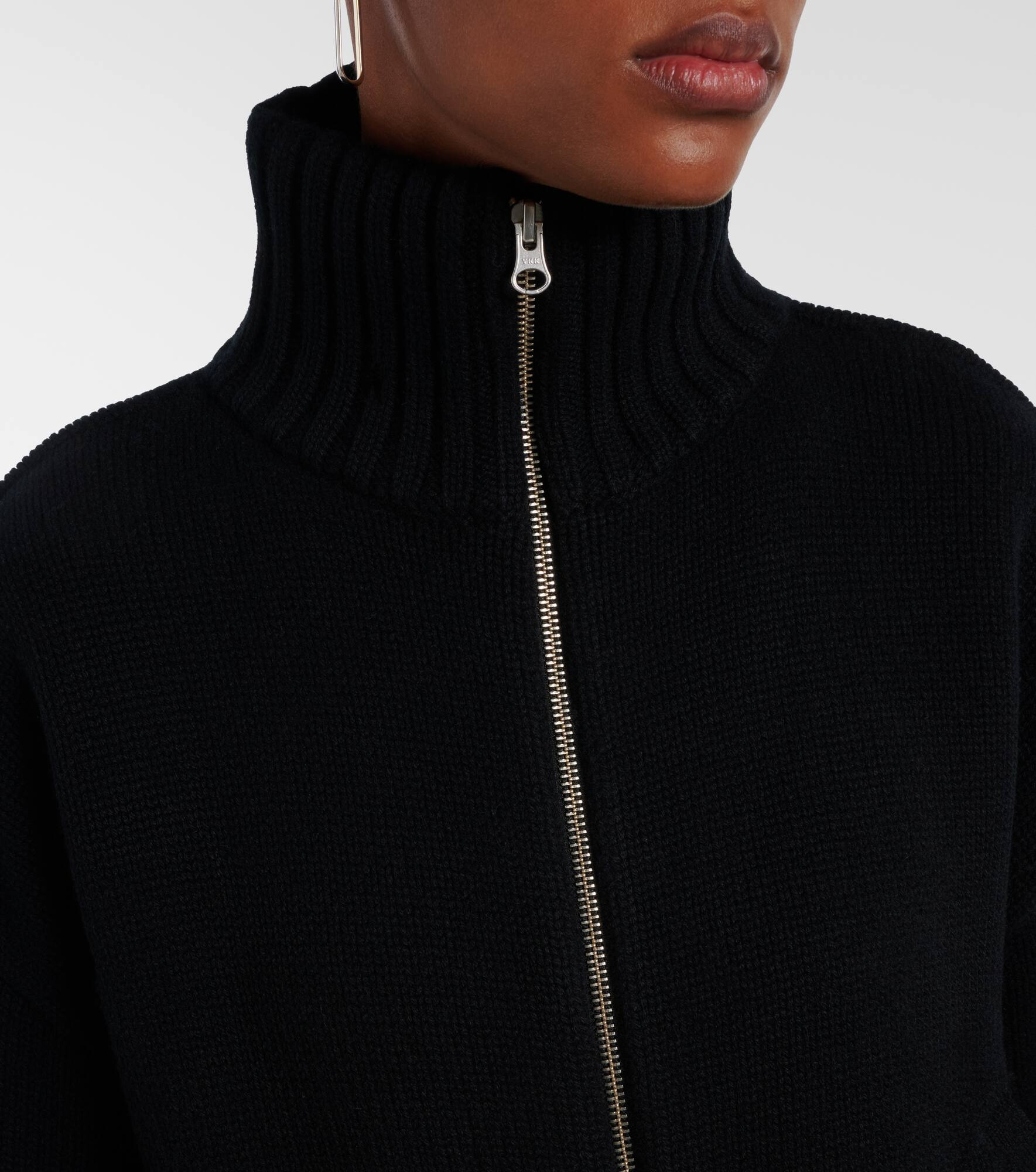 N°438 Xtra Fab cashmere zip-up sweater - 4