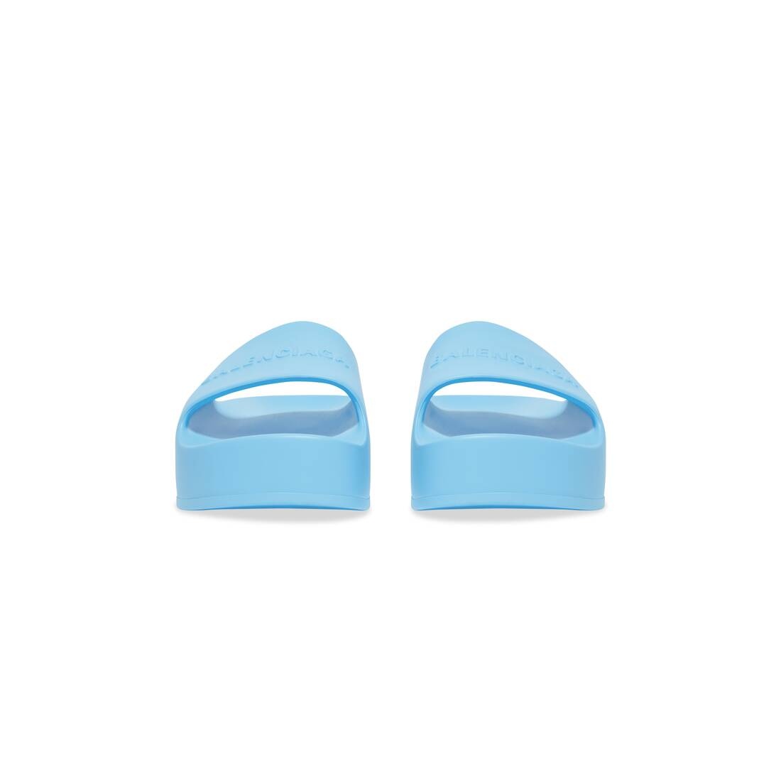 Women's Chunky Slide Sandal in Blue Sky - 3