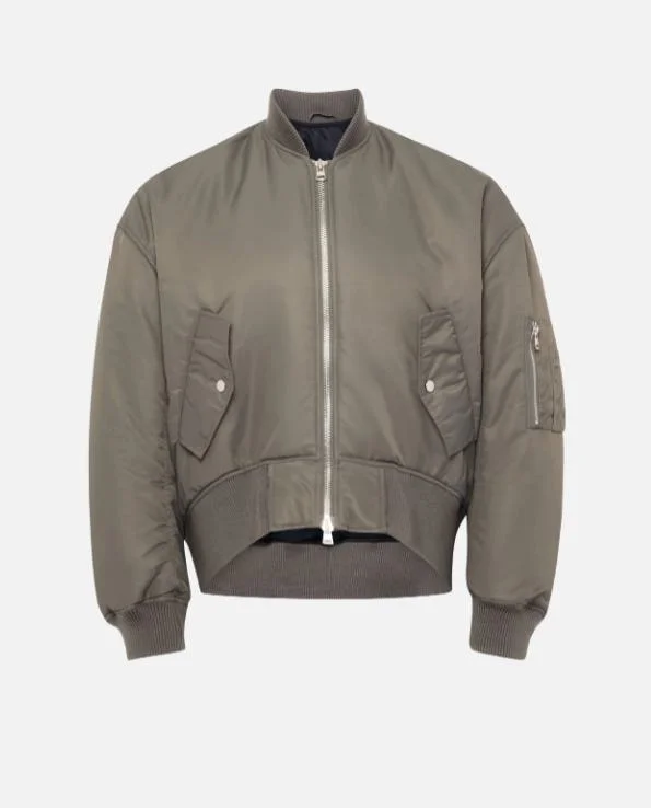 JW Anderson Oversized Curved Hem Bomber Jacket - 1