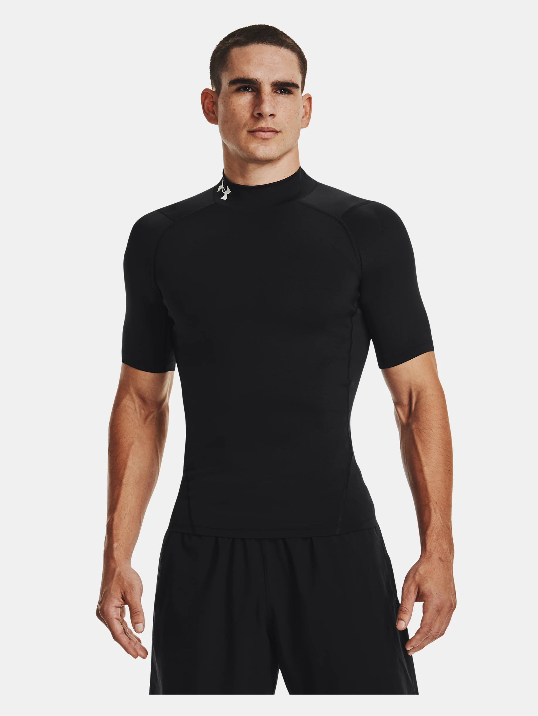 Men's HeatGear® Compression Mock Short Sleeve - 2