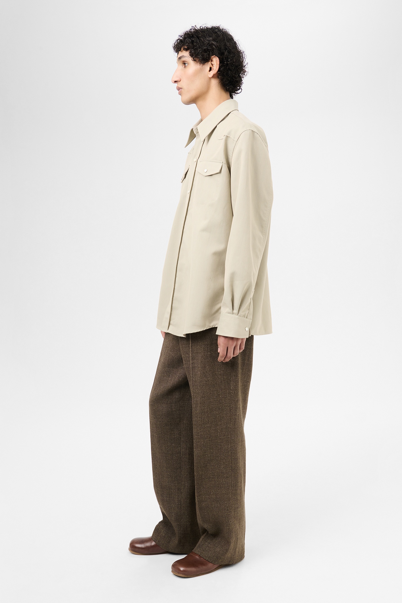 Frontier Shirt Lucid Pistachio Rural Wool - 5
