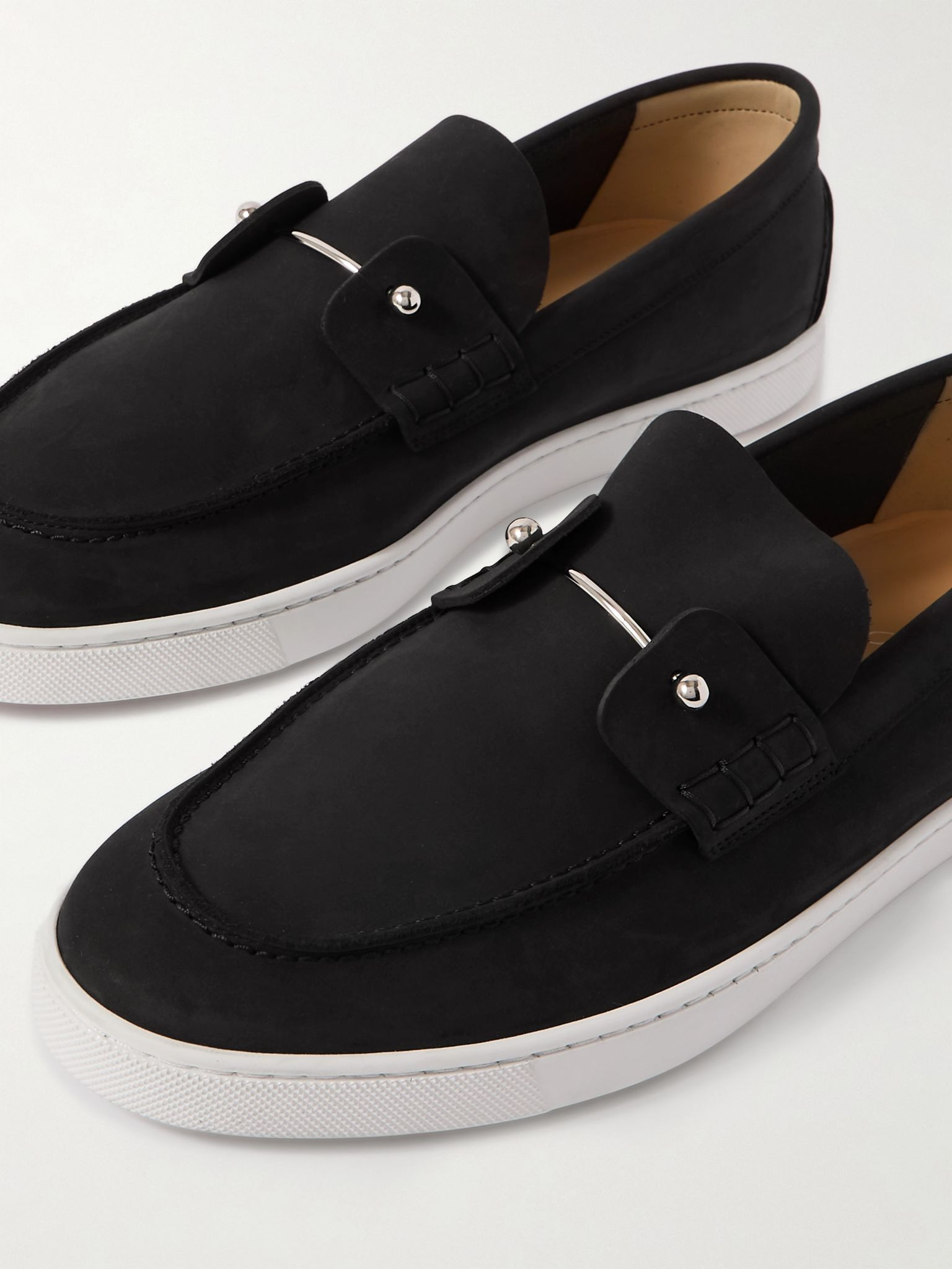 Chambeliboat Nubuck Loafers Black - 6