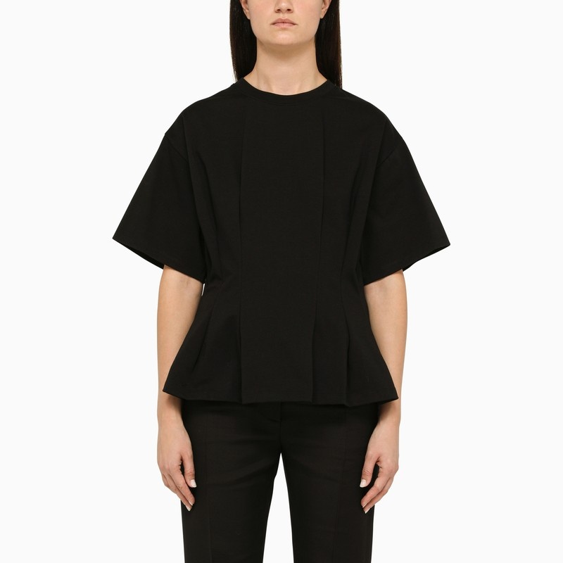 Black cape T-shirt - 1