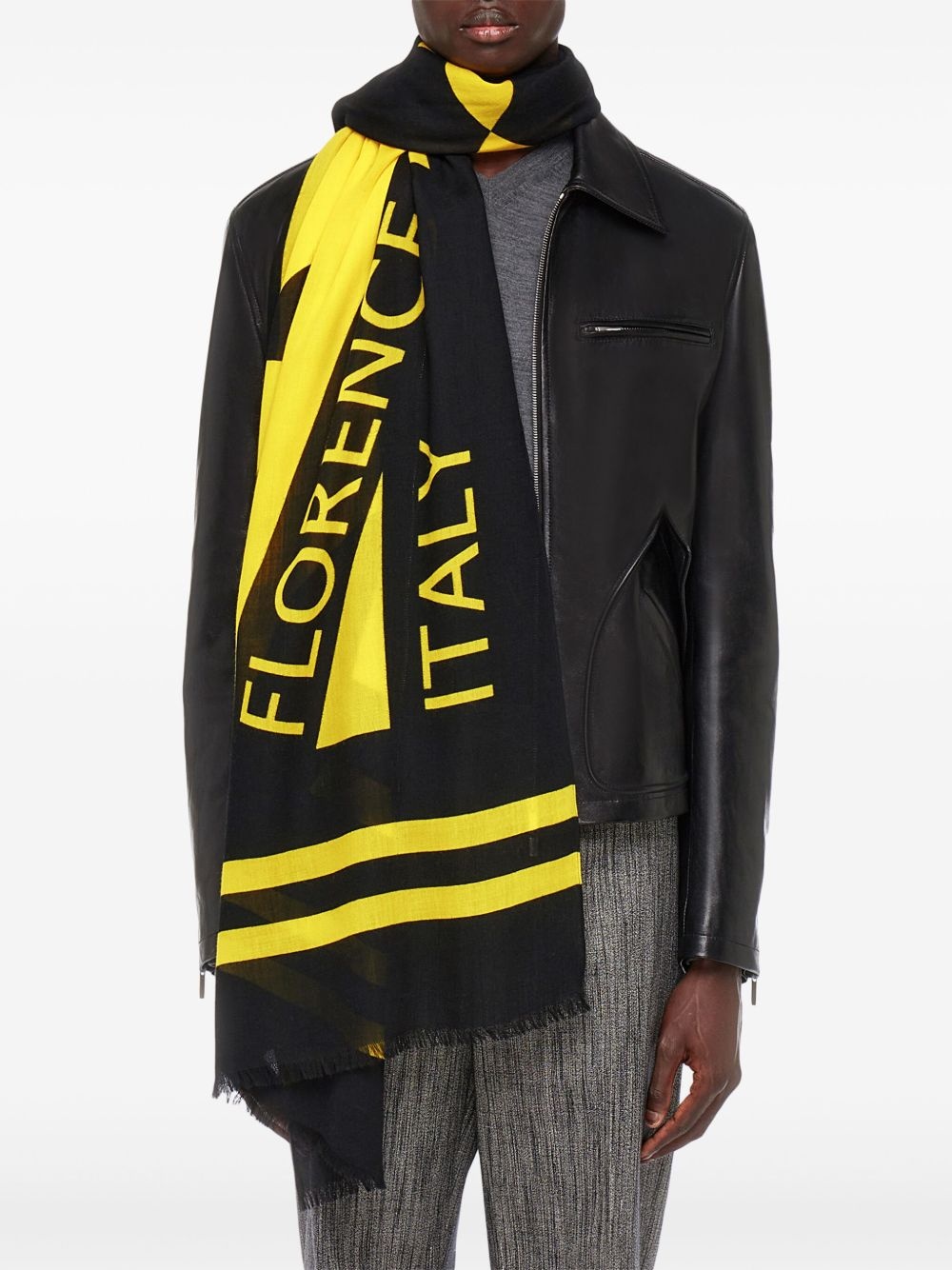 maxi-logo stole - 3