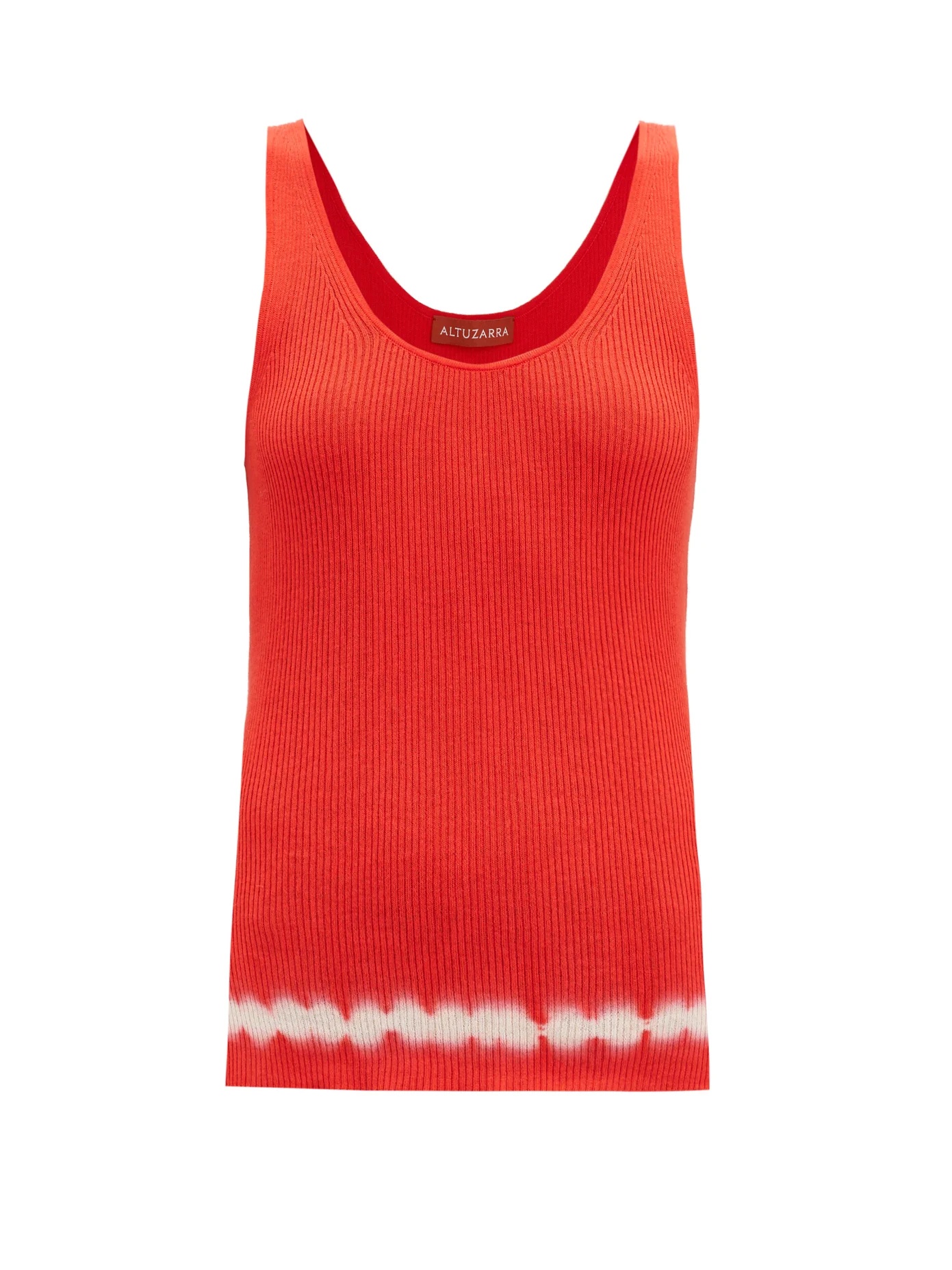 Hikaru Shibori-dye-print Pima-cotton tank top - 1