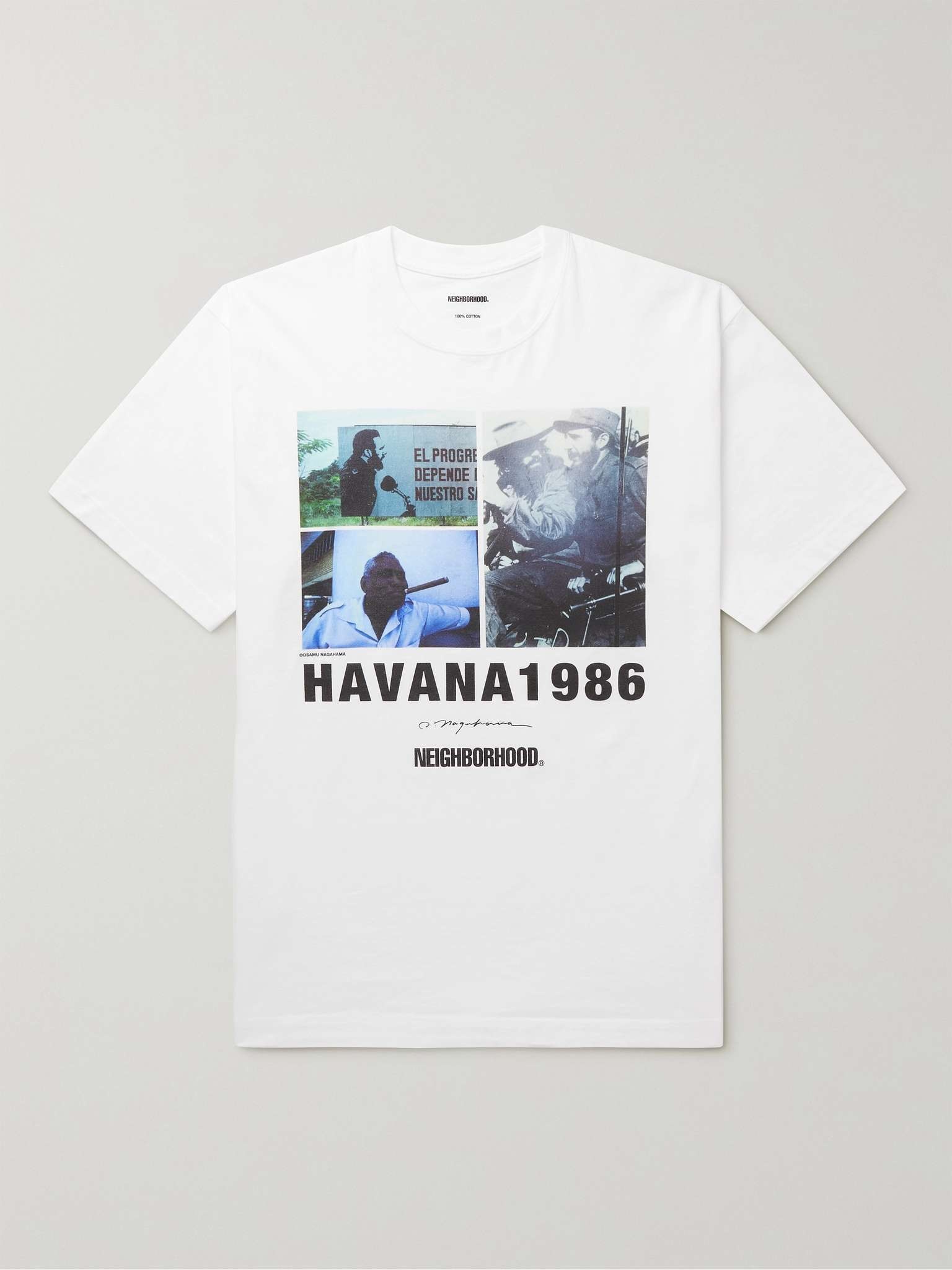 Havana Printed Cotton-Jersey T-Shirt - 1