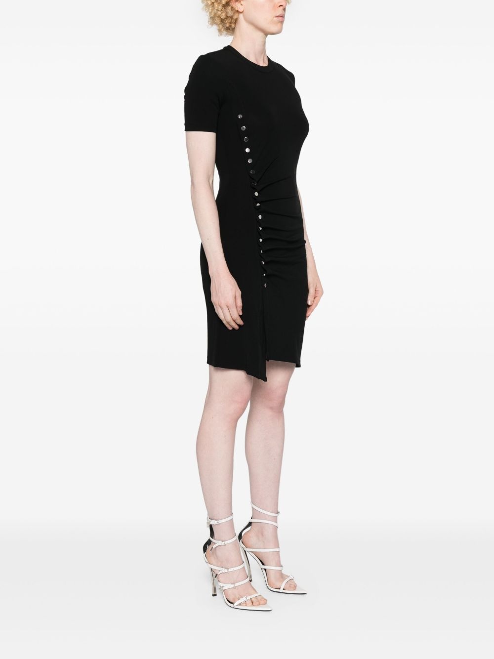 ruched mini dress - 3