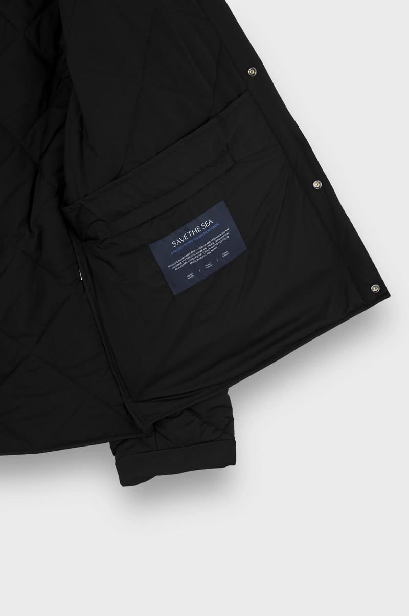 QUILTED JACKET IN TECHNICAL FABRIC WITH ALCANTARA® DETAILS 6