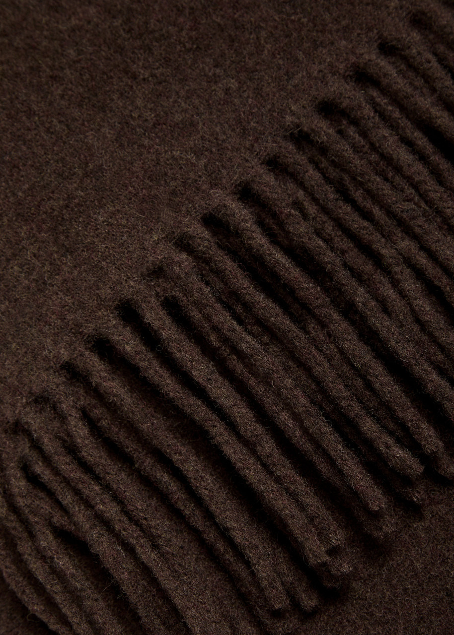 Acne Studios Canada Skinny Fringed Wool Scarf - 3