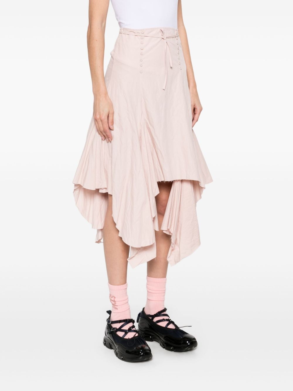 flounce midi skirt - 3