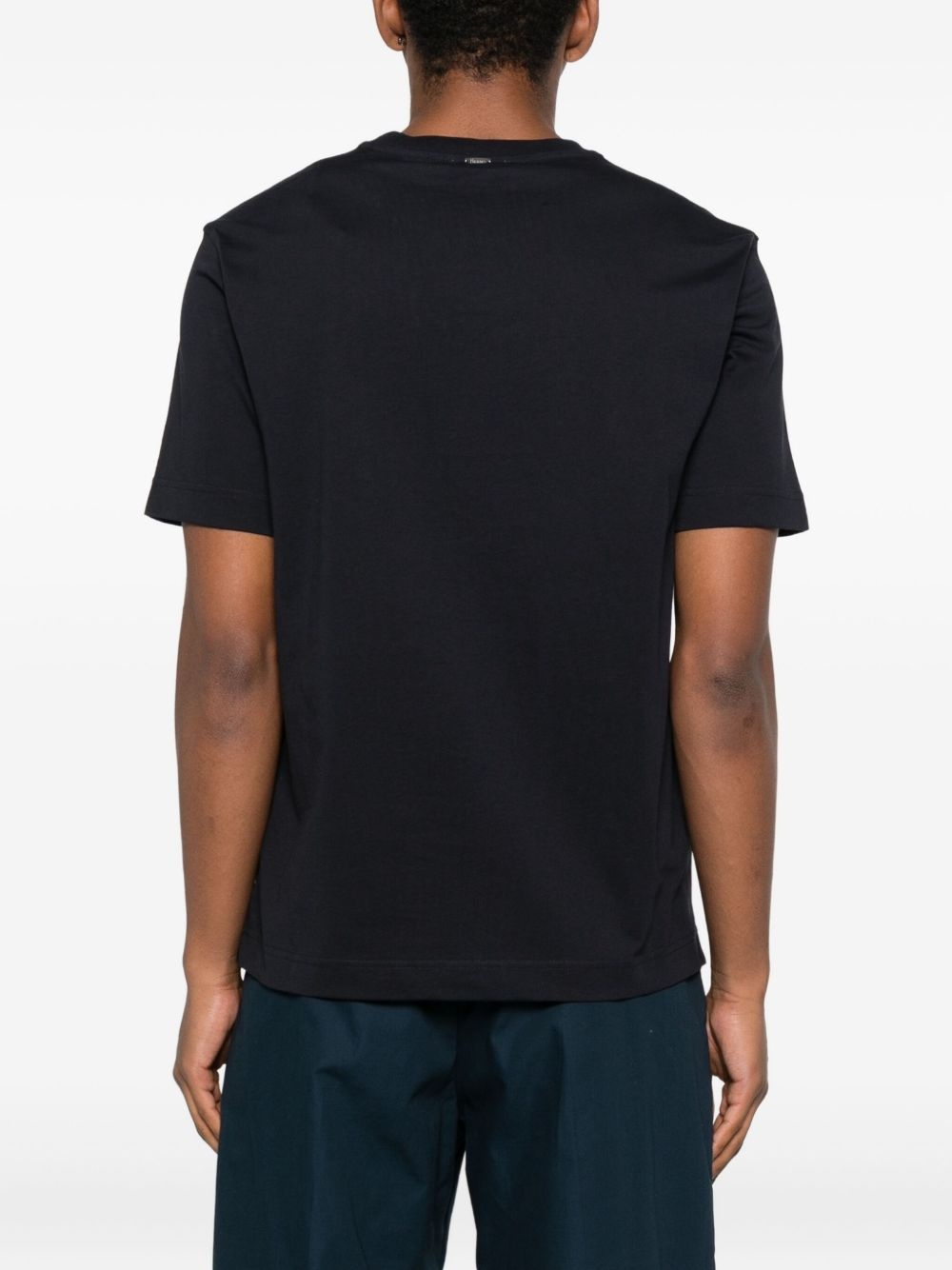 logo-embroidered T-shirt - 3