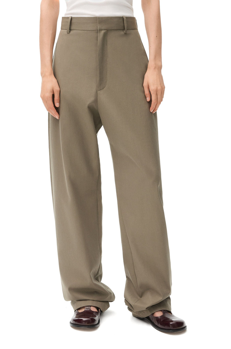Trousers in cotton and silk 3