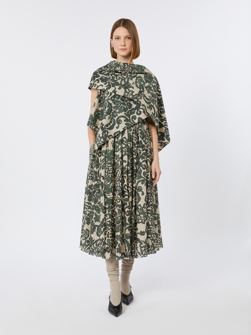 'S Max Mara VENICE Printed cotton voile dress outlook