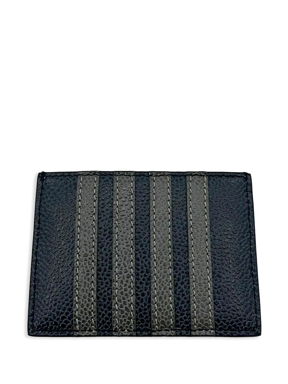 pebbled leather card holder - 2