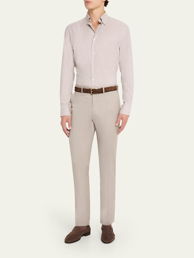 Brioni Men's Cotton Flannel Button-Down Shirt outlook