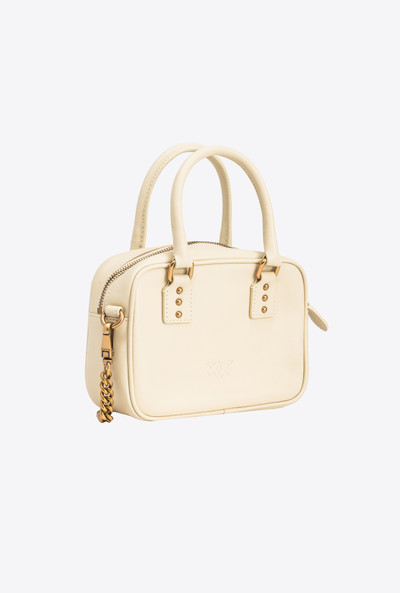 PINKO MINI BOWLING BAG IN LEATHER outlook