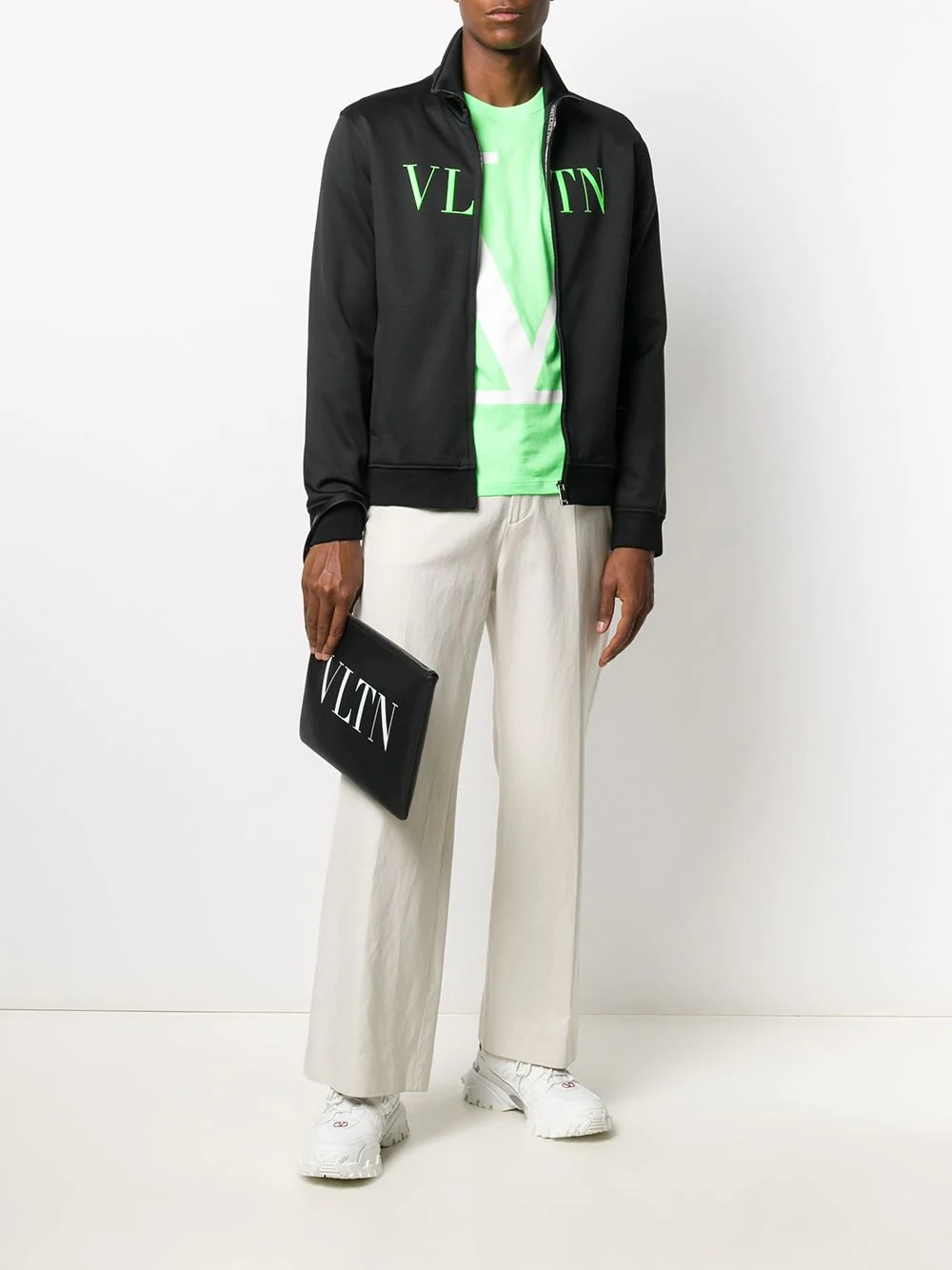 VLTN logo print sweatshirt - 2