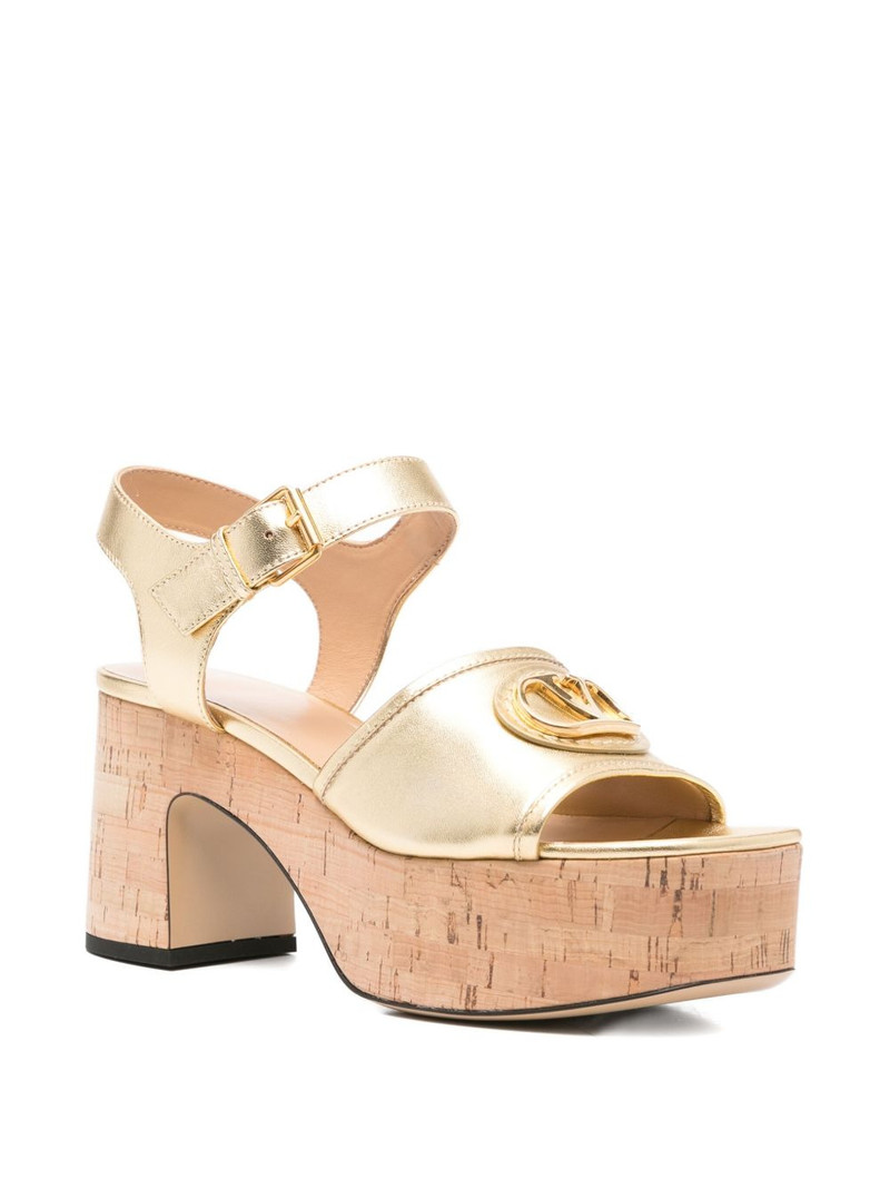 Valentino 80mm Vlogo heeled sandals outlook