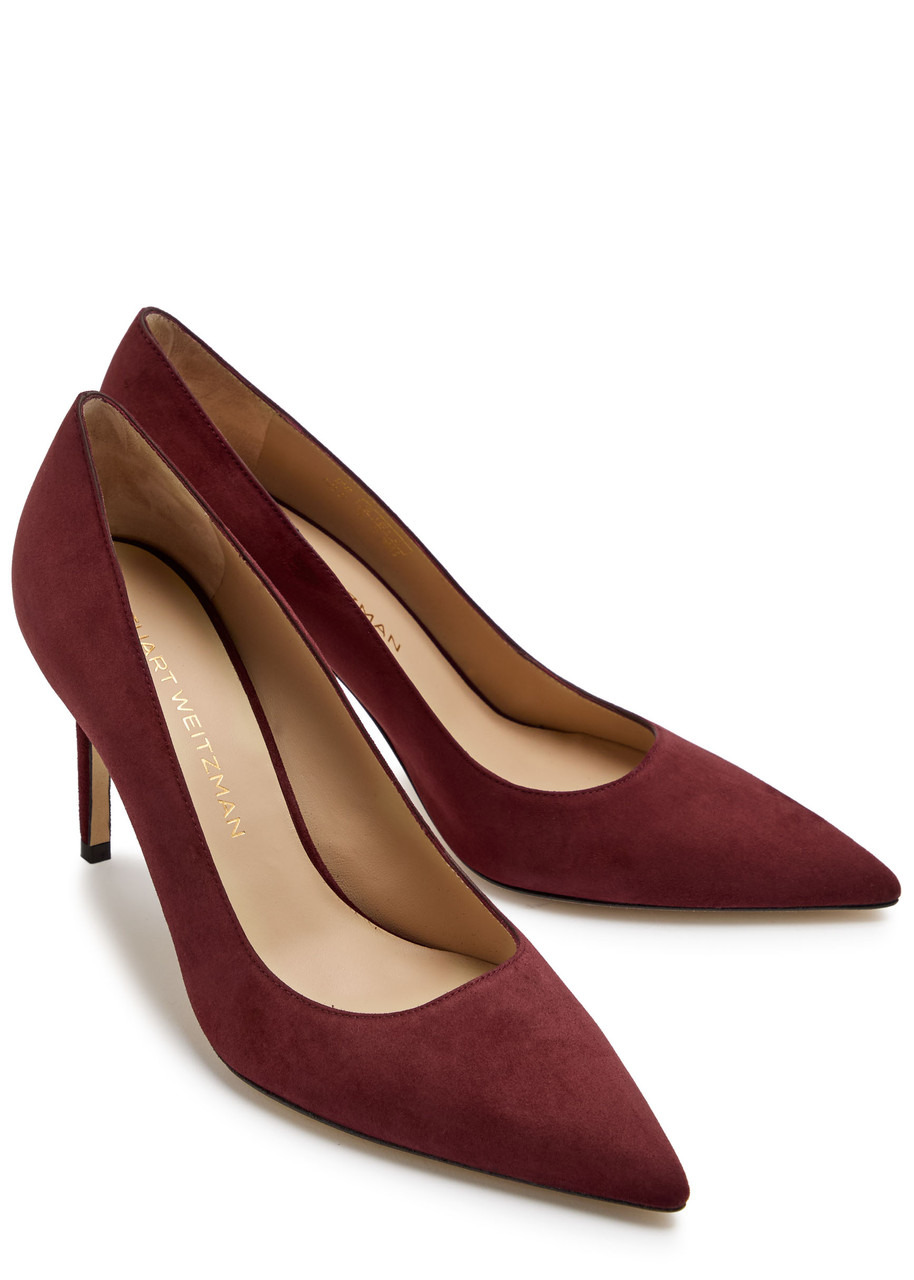Stuart Weitzman Stuart Power 85 Suede Pumps - 3