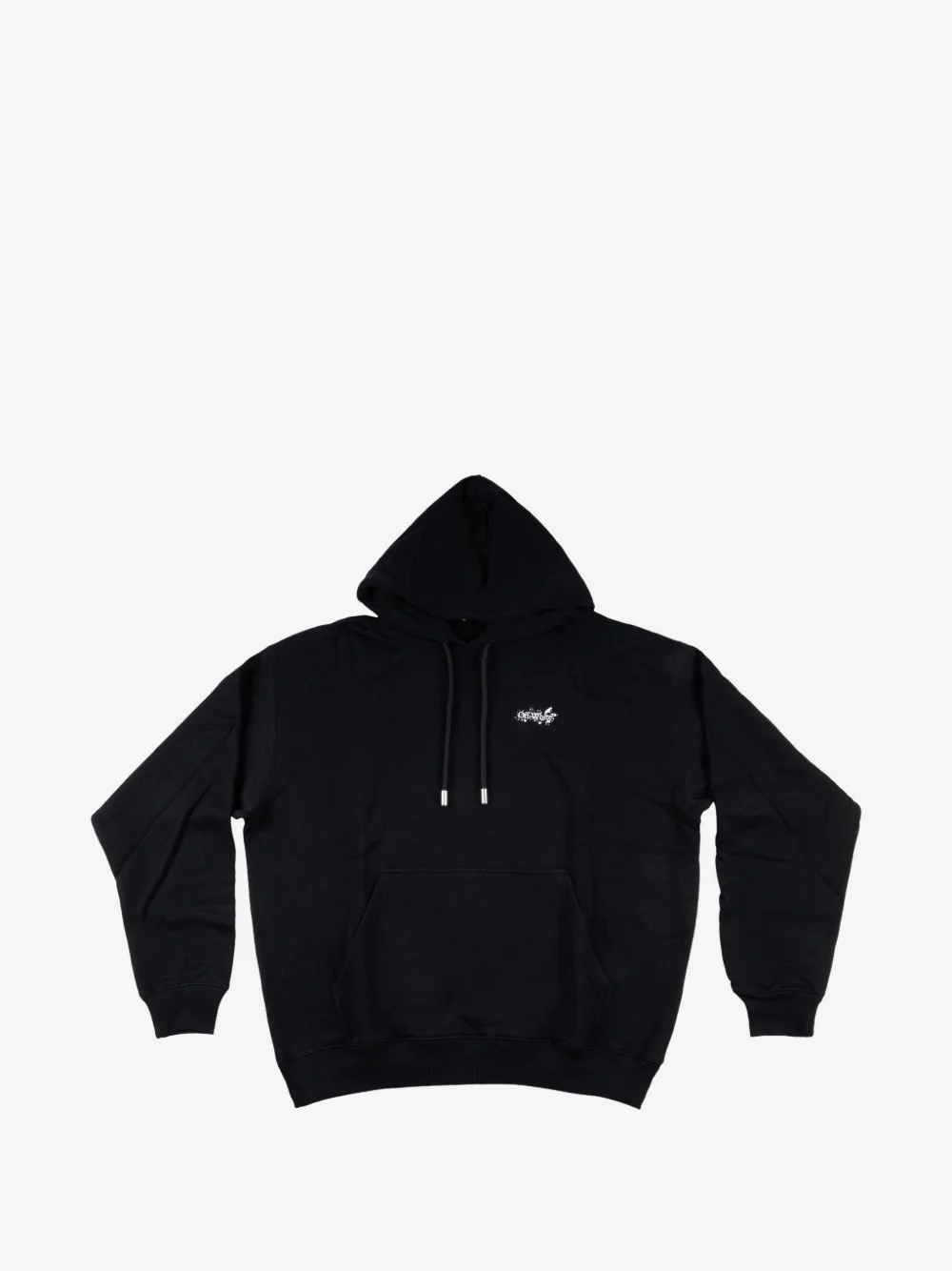 Arrow paint-splatter hoodie - 1