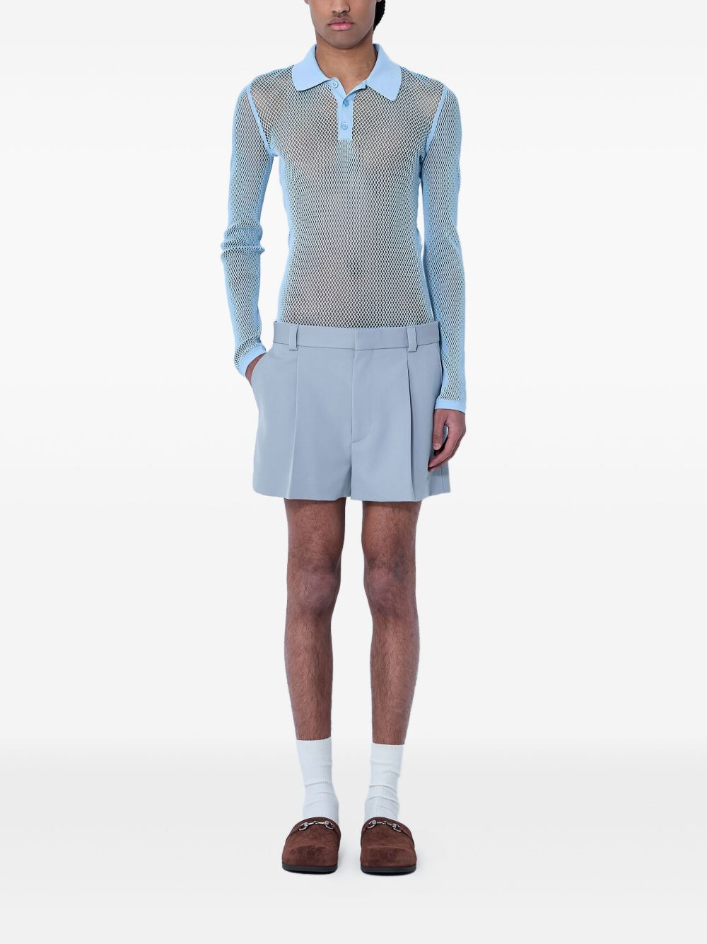 tailored mid-rise shorts - 2