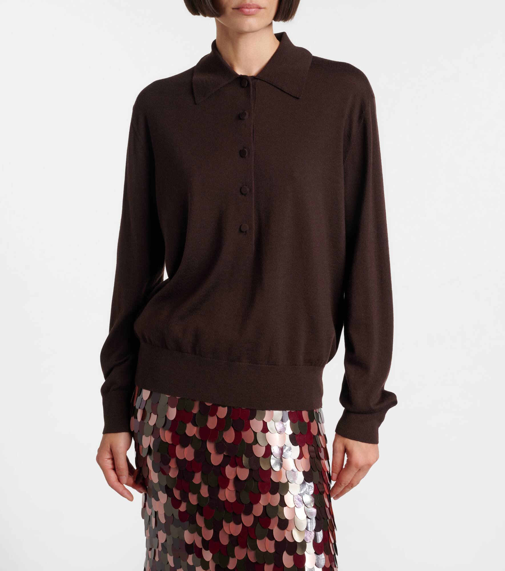 Wool polo shirt - 5