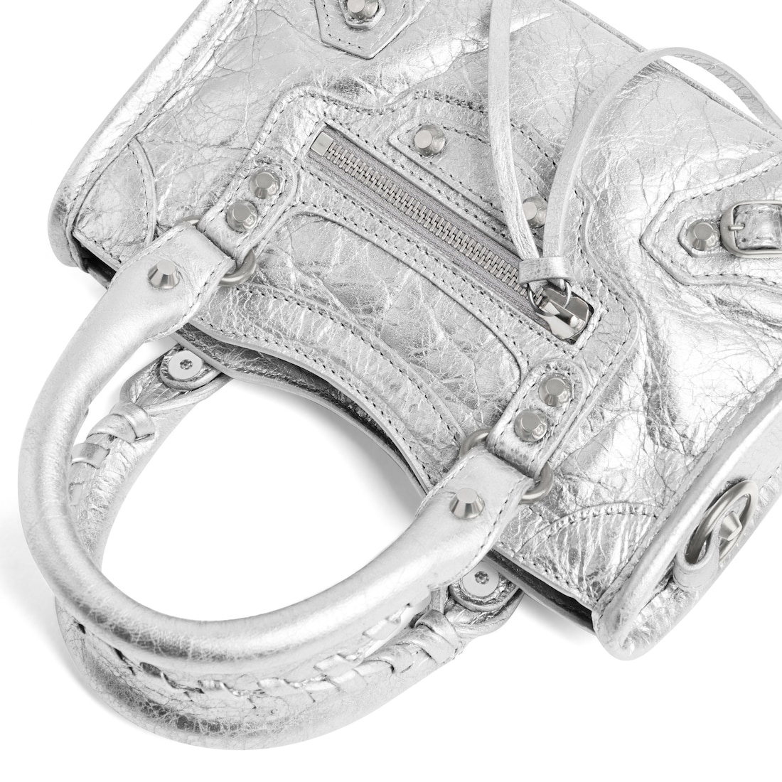 Women's Le City Bag Nano  in Silver - 6