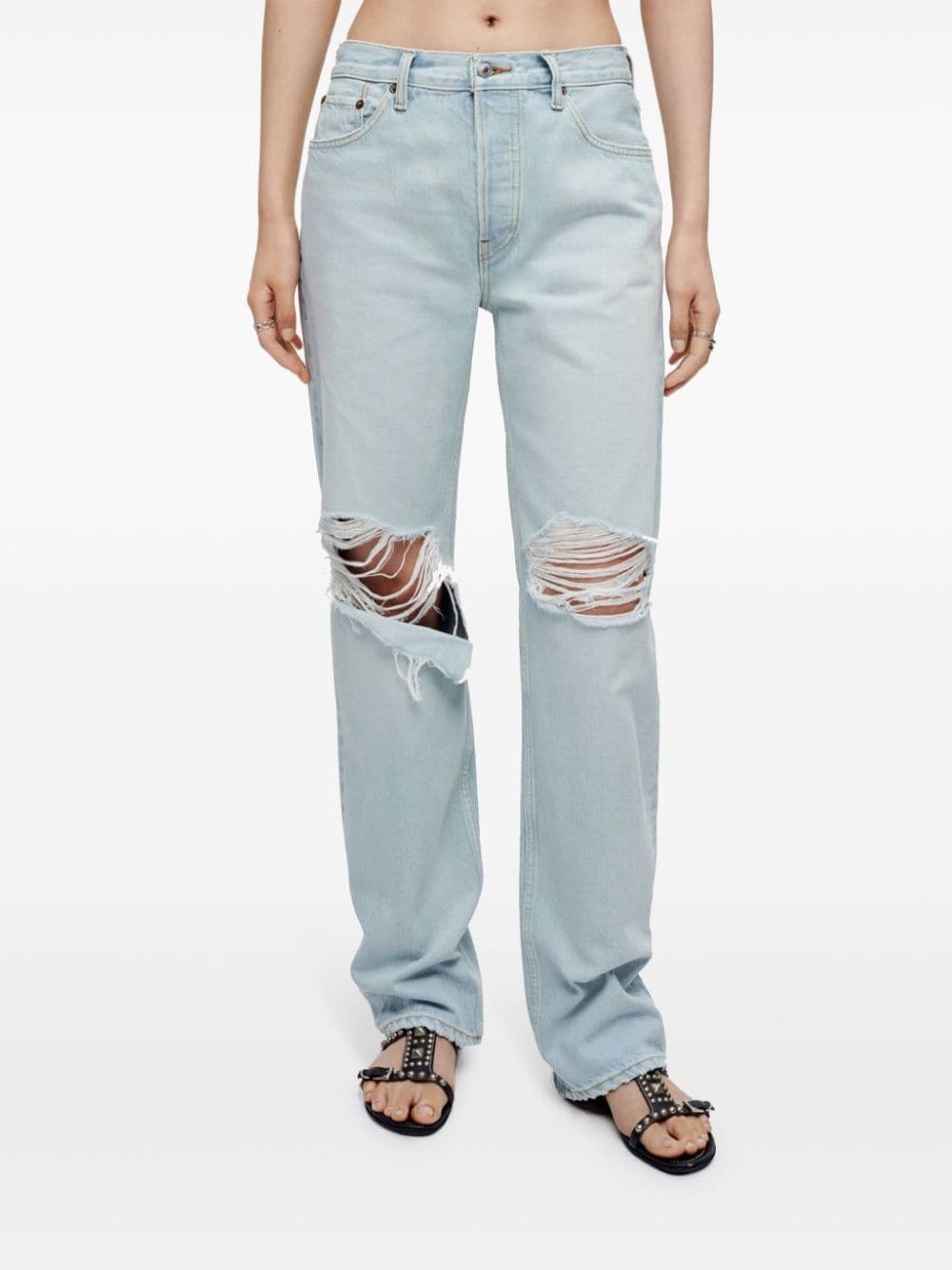 ripped boyfriend jeans - 3