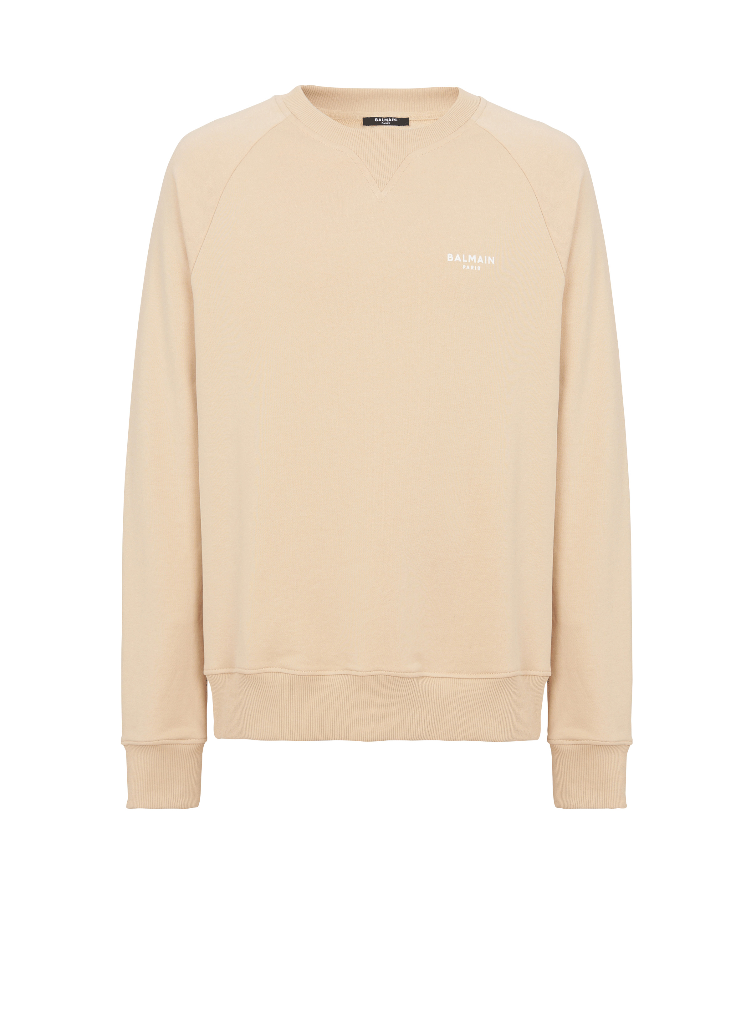 Flocked Balmain sweatshirt - 1