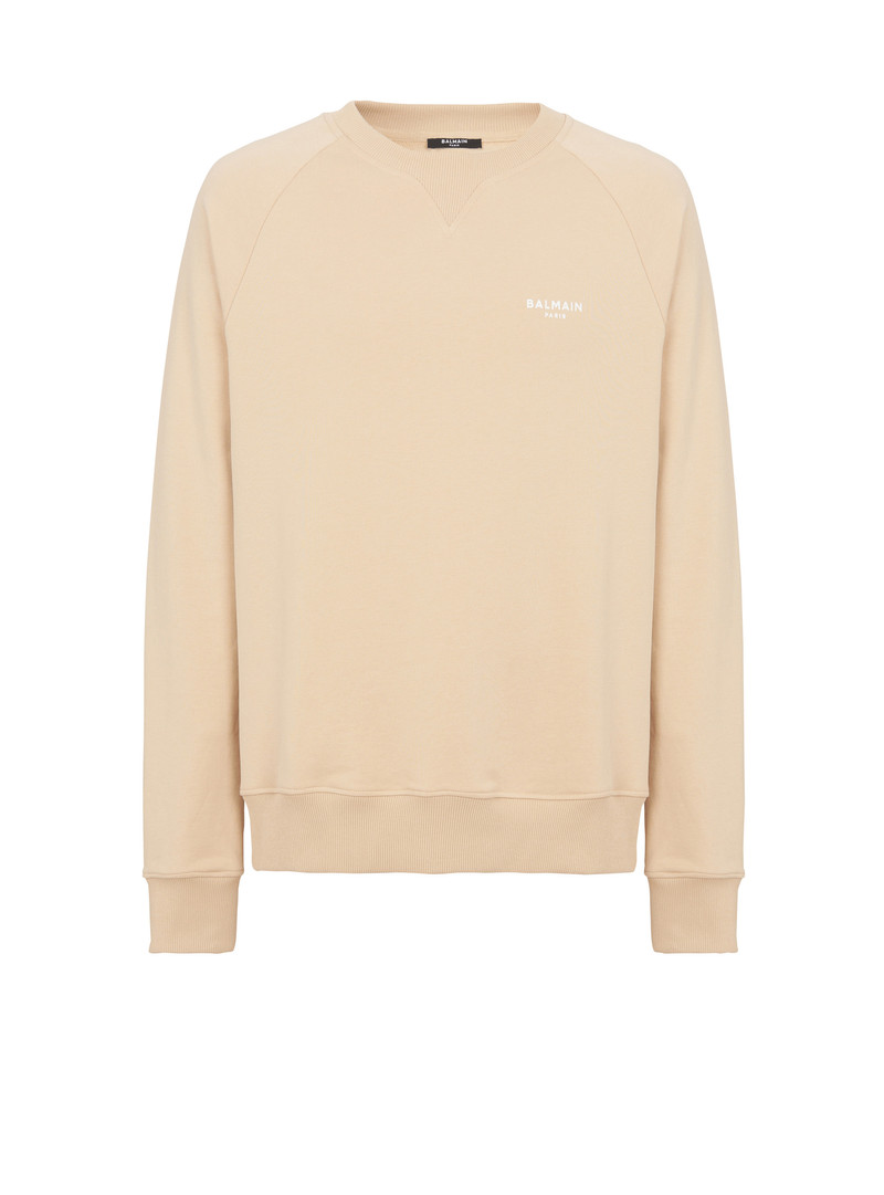 Flocked Balmain sweatshirt 1