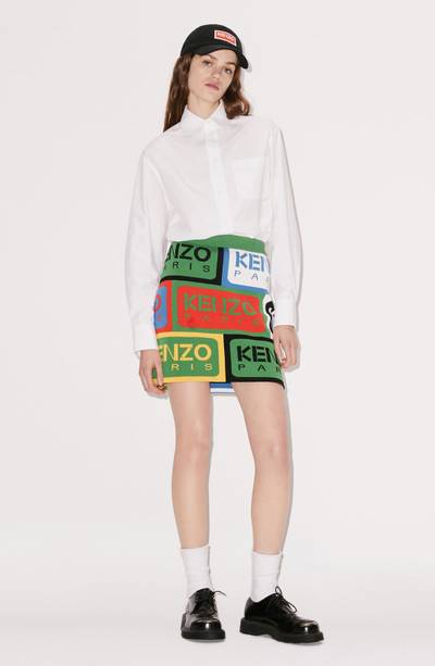 KENZO 'KENZO Labels' miniskirt outlook