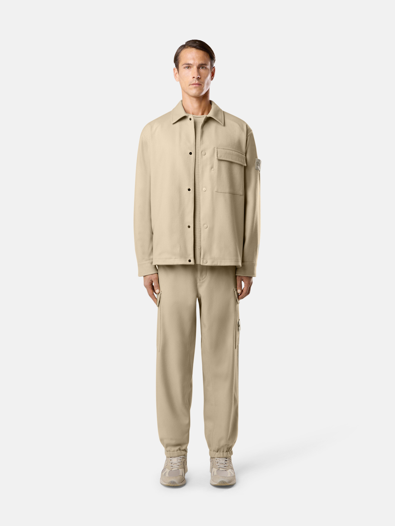 1200028 WOOL NYLON FLANNEL_STONE ISLAND GHOST - 3