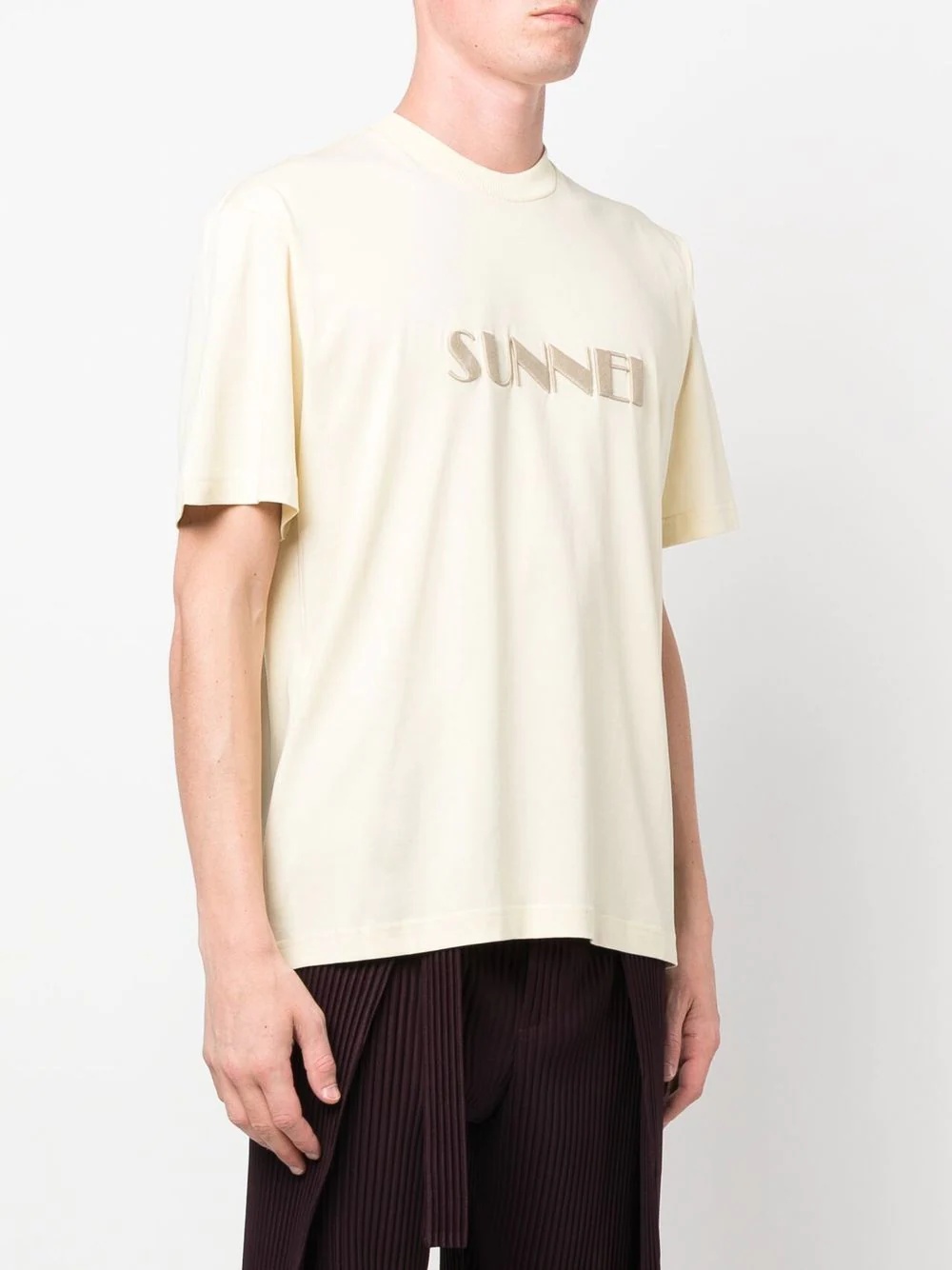 embroidered-logo cotton T-Shirt - 3