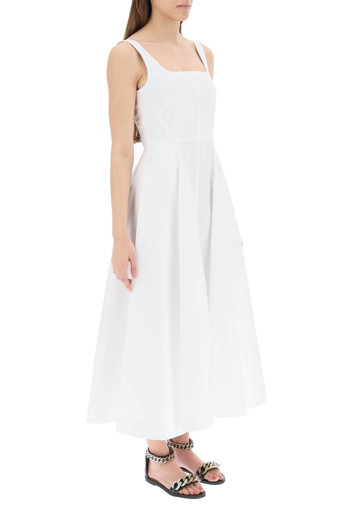 FAIDA COTTON POPLIN DRESS - 3