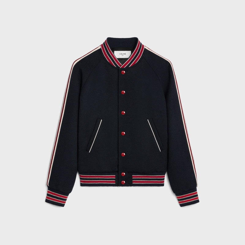 teddy jacket in textured wool 1