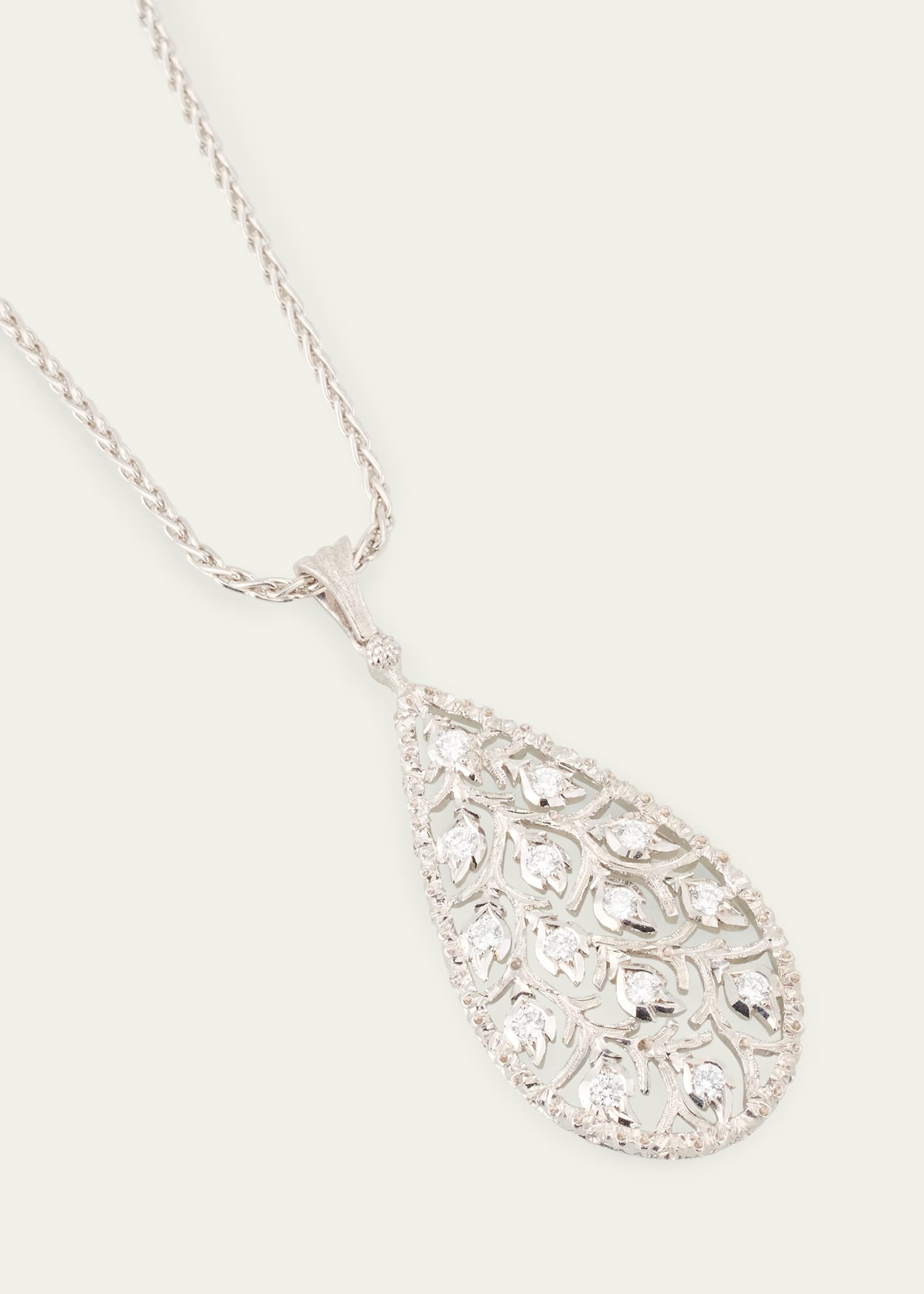 Silver and 18K Yellow Gold Daisy Blossoms Pendant - 3