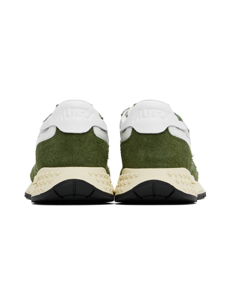 Green & White Reelwind Low Sneakers 2