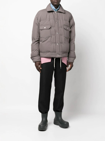 sacai padded bomber jacket outlook