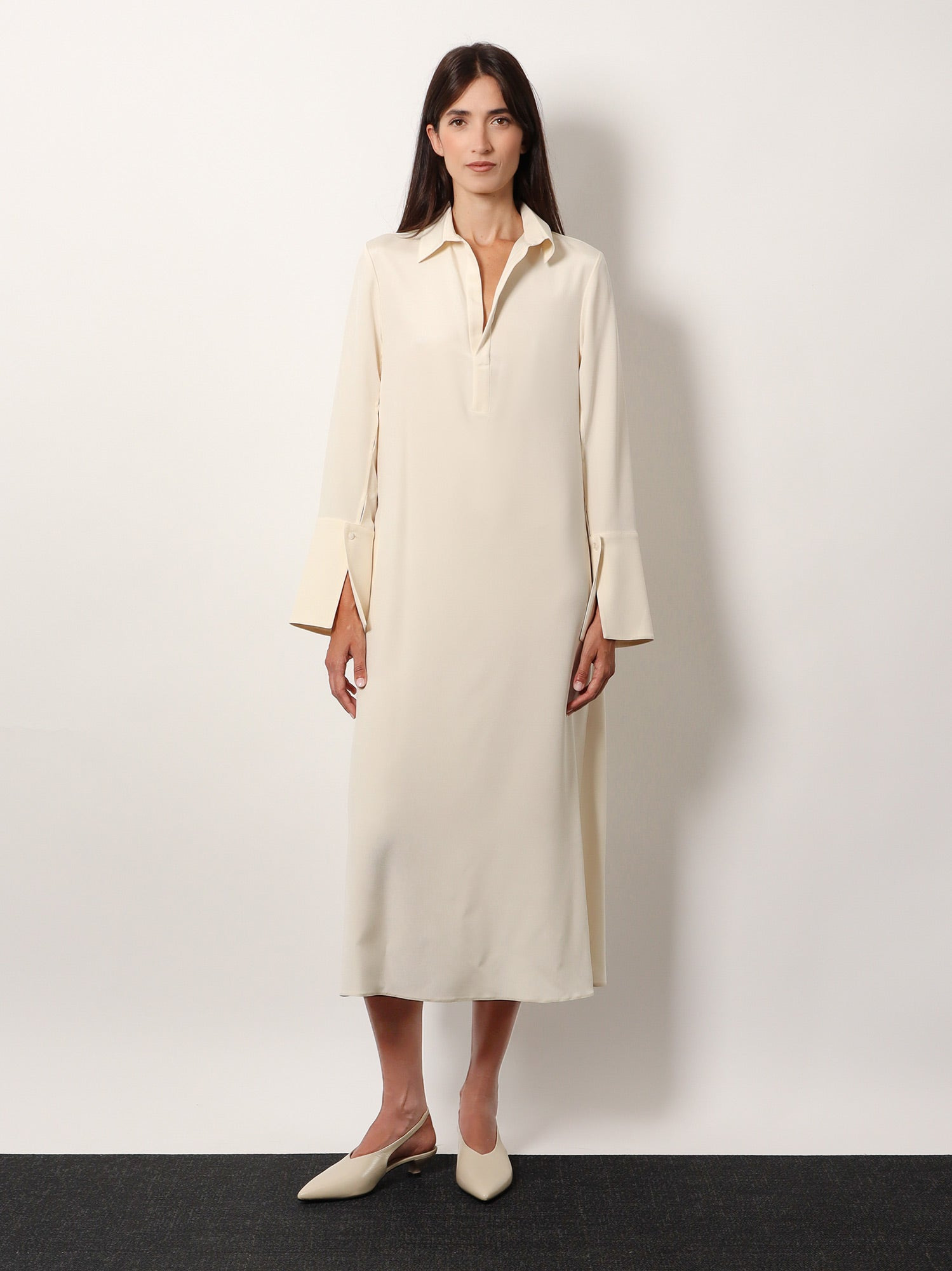Max Mara Women Ossola Midi Silk Dress - 2