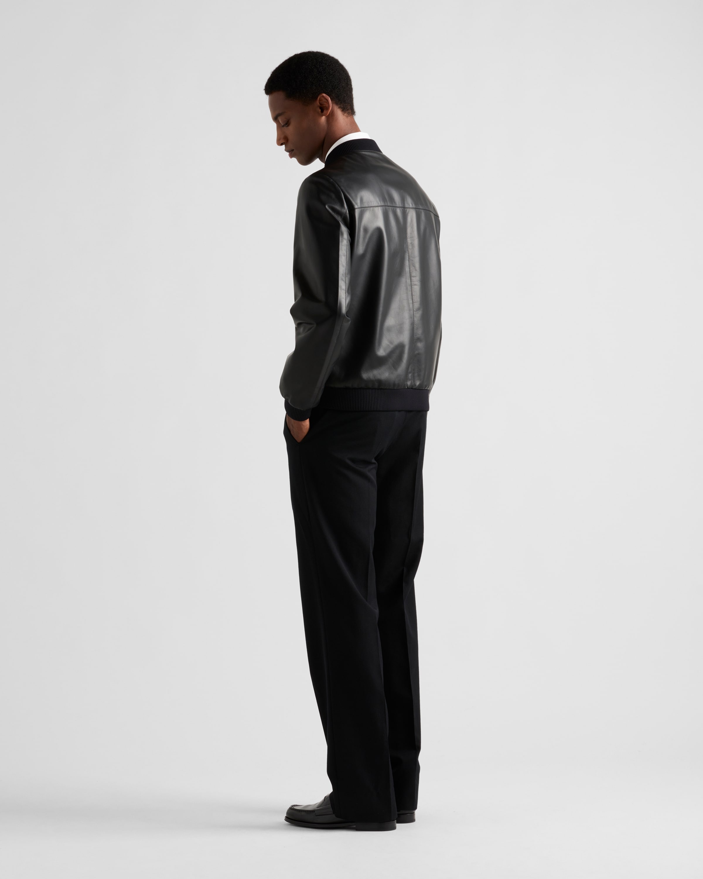 Nappa leather bomber jacket - 5